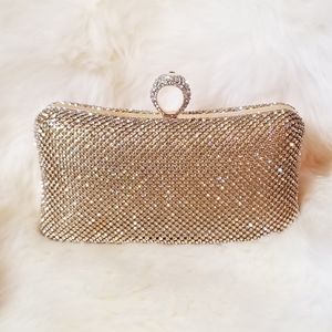 Fancy gold clutch